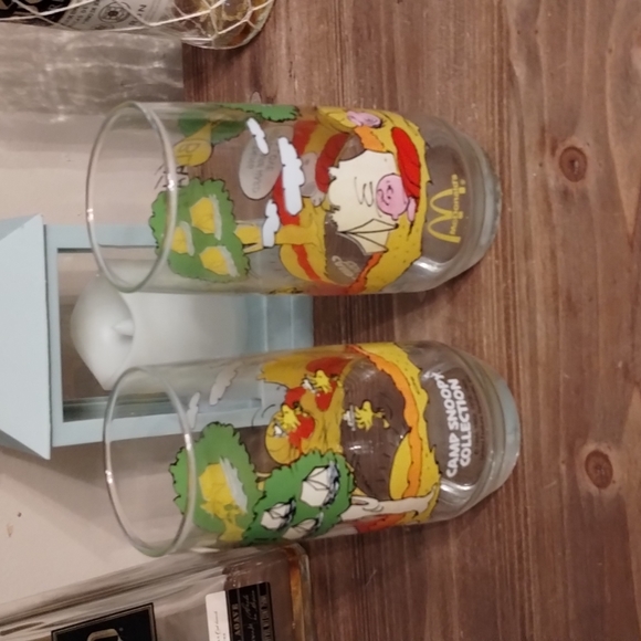McDonald's Kitchen Vintage Mcdonalds Peanuts Glass Cups Poshmark